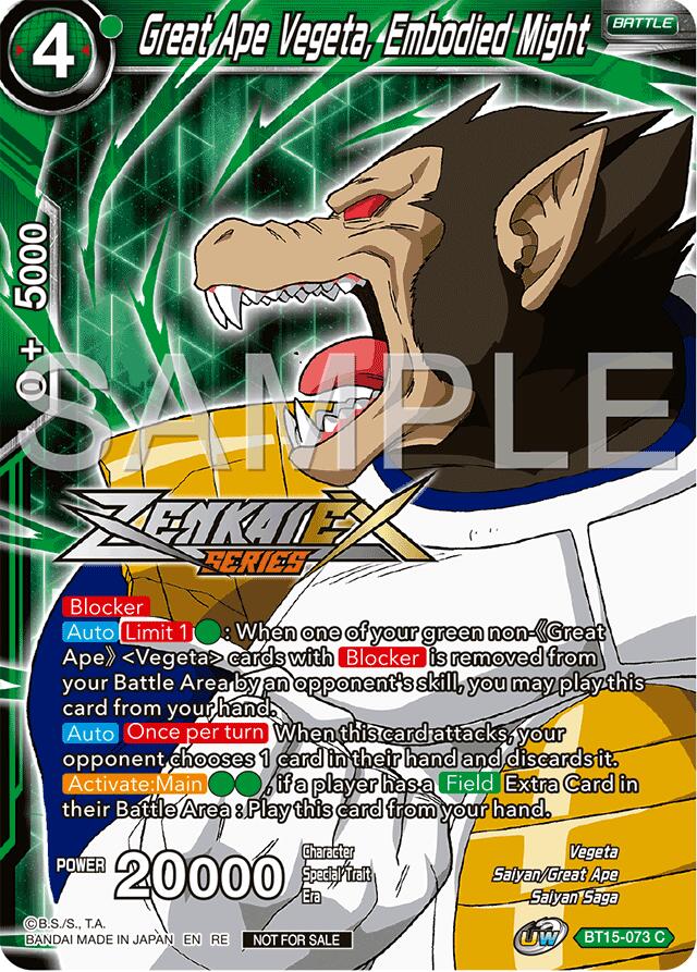 Great Ape Vegeta, Embodied Might (Event Pack 15) (BT15-073) [Promotion Cards] | Pegasus Games WI