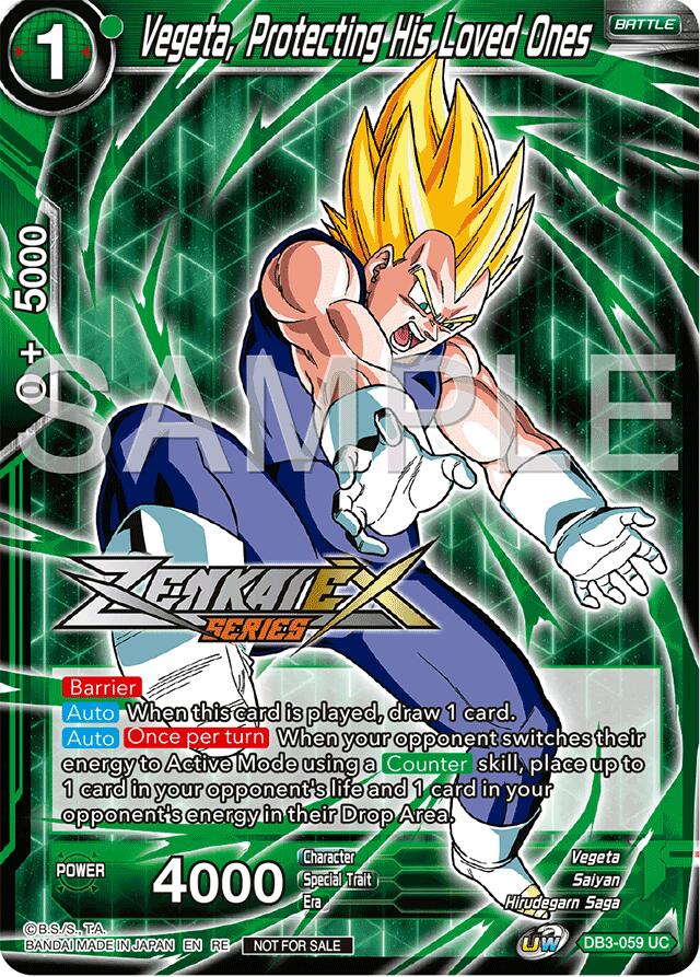 Vegeta, Protecting His Loved Ones (Event Pack 15) (DB3-059) [Promotion Cards] | Pegasus Games WI