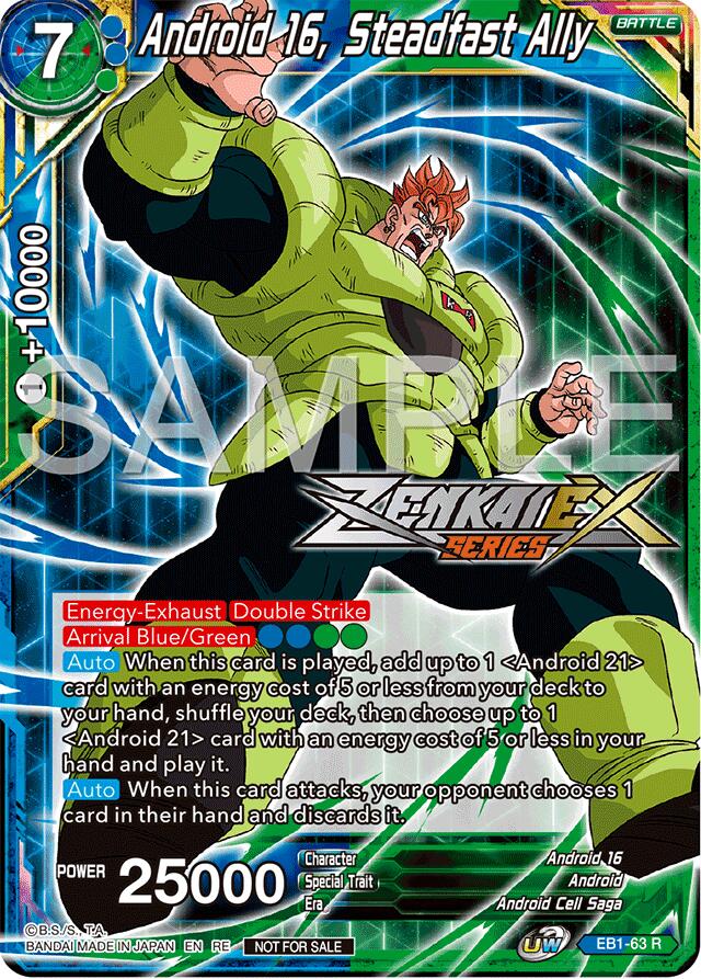 Android 16, Steadfast Ally (Event Pack 15) (EB1-63) [Promotion Cards] | Pegasus Games WI