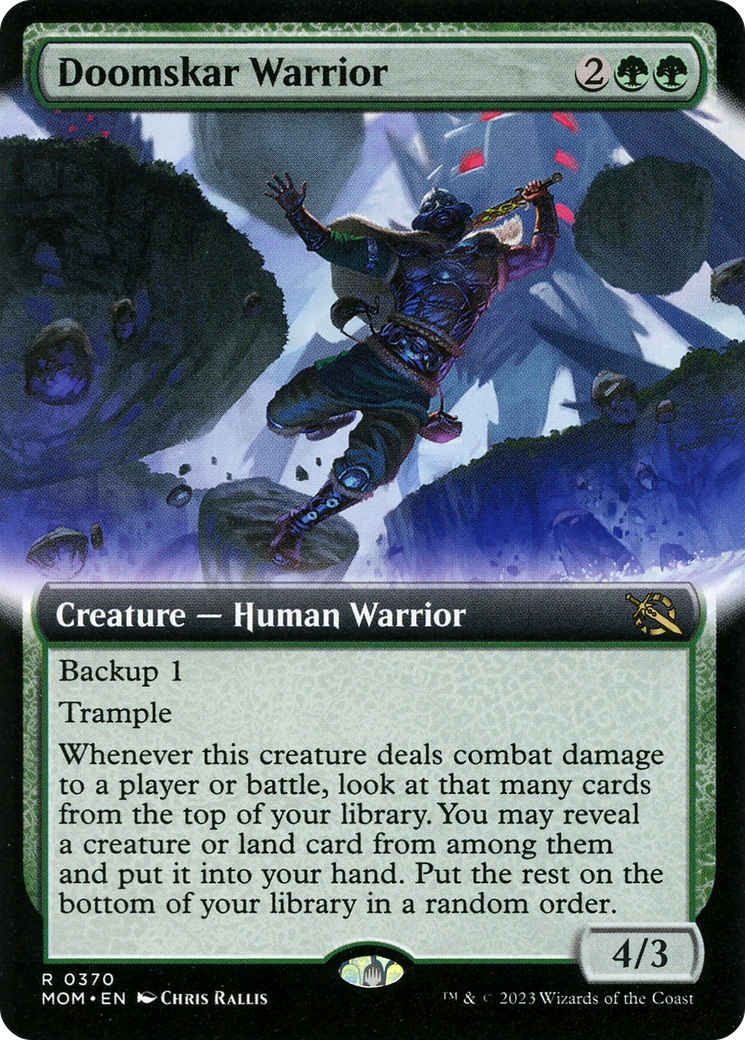 Doomskar Warrior (Extended Art) [March of the Machine] | Pegasus Games WI