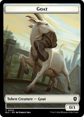 Goat // Wolf (032) Double-Sided Token [Bloomburrow Commander Tokens] | Pegasus Games WI