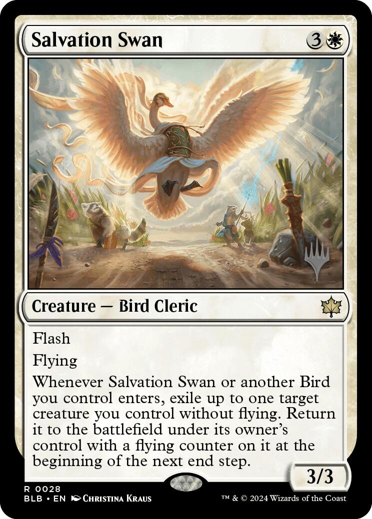 Salvation Swan (Promo Pack) [Bloomburrow Promos] | Pegasus Games WI