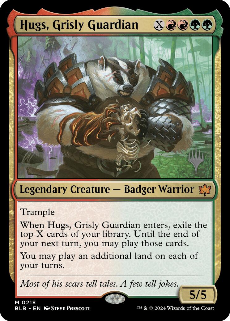 Hugs, Grisly Guardian (Promo Pack) [Bloomburrow Promos] | Pegasus Games WI