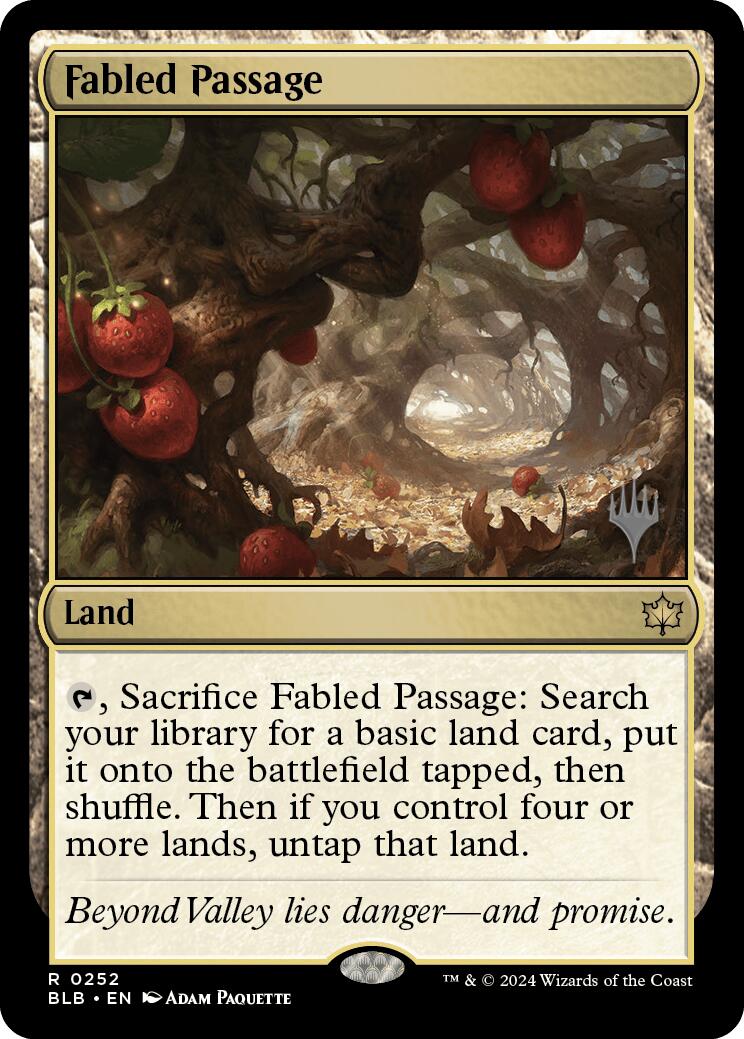 Fabled Passage (Promo Pack) [Bloomburrow Promos] | Pegasus Games WI