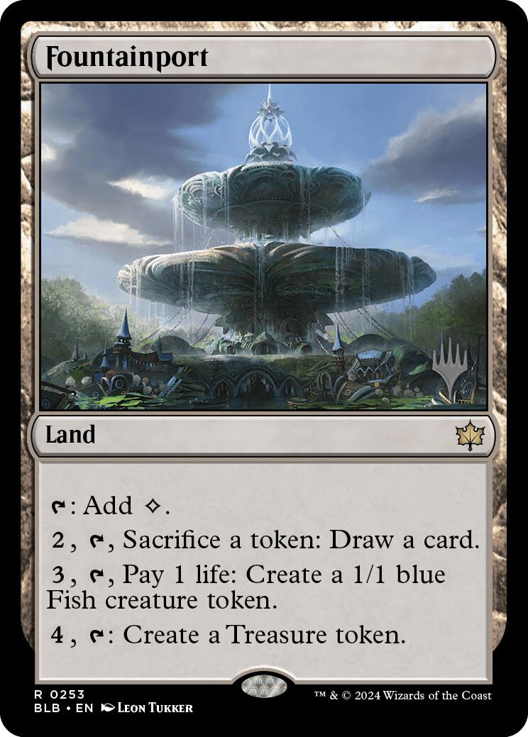 Fountainport (Promo Pack) [Bloomburrow Promos] | Pegasus Games WI