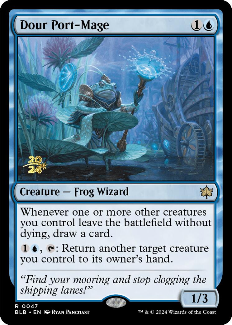 Dour Port-Mage [Bloomburrow Prerelease Promos] | Pegasus Games WI