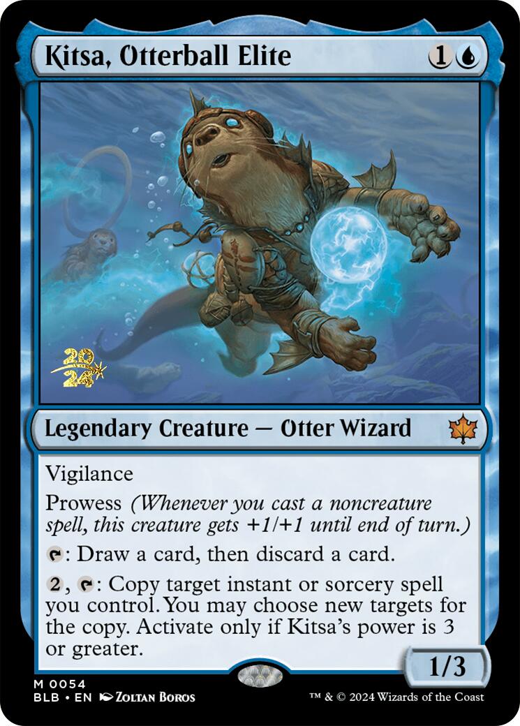 Kitsa, Otterball Elite [Bloomburrow Prerelease Promos] | Pegasus Games WI