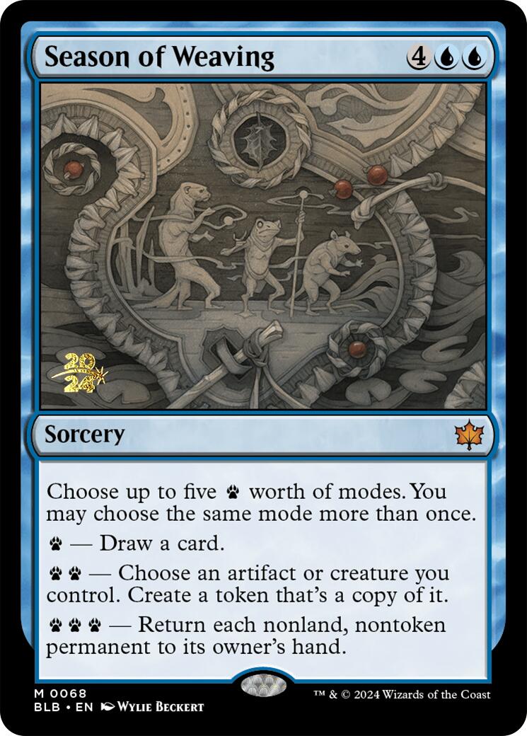 Season of Weaving [Bloomburrow Prerelease Promos] | Pegasus Games WI