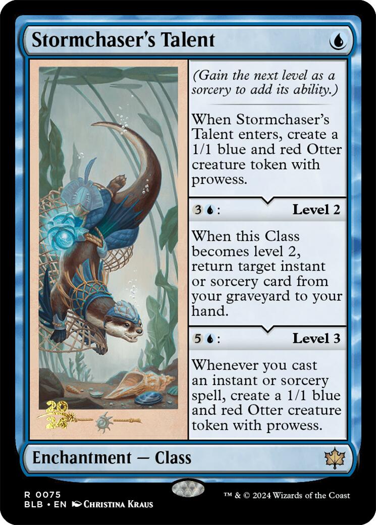 Stormchaser's Talent [Bloomburrow Prerelease Promos] | Pegasus Games WI