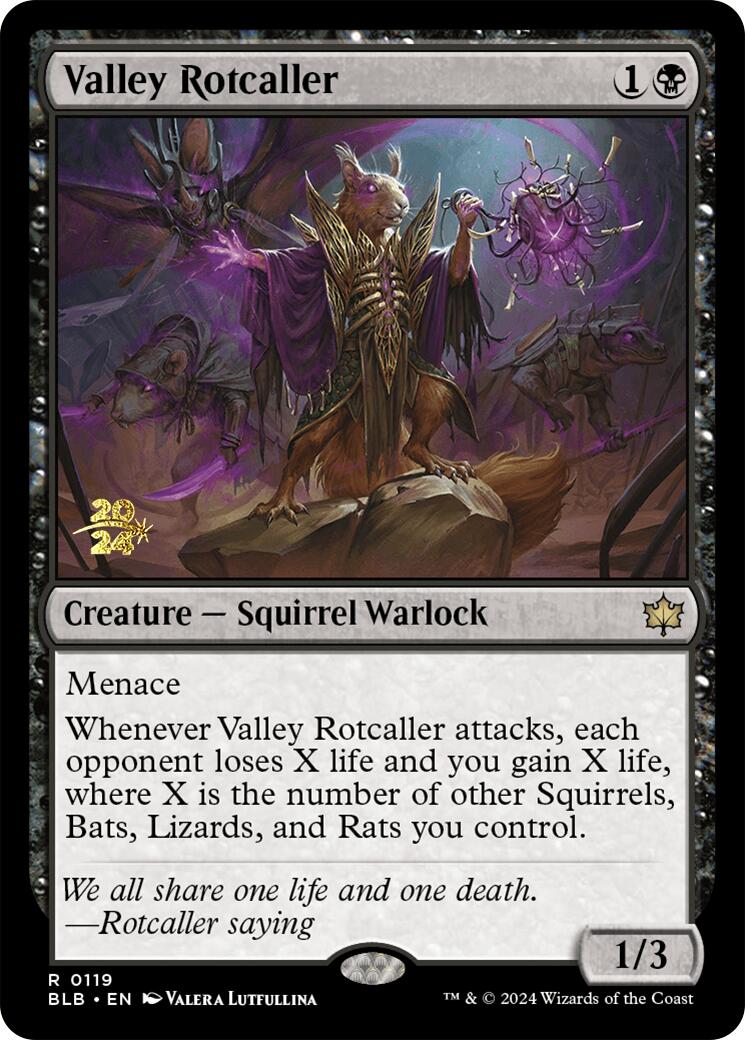 Valley Rotcaller [Bloomburrow Prerelease Promos] | Pegasus Games WI