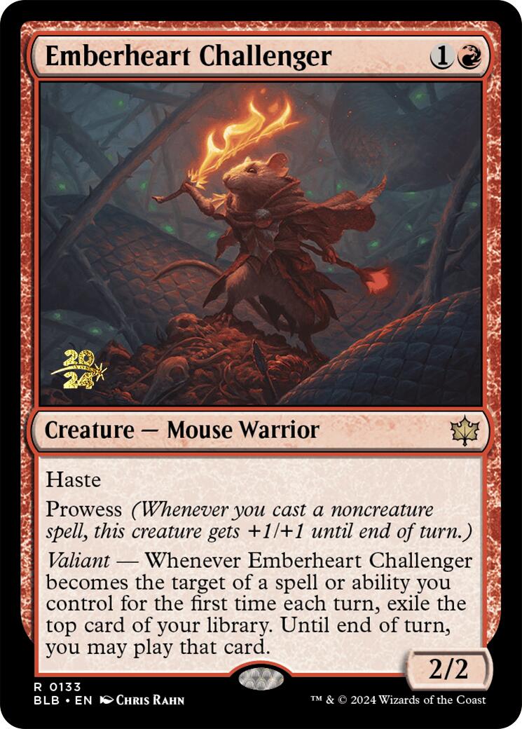 Emberheart Challenger [Bloomburrow Prerelease Promos] | Pegasus Games WI