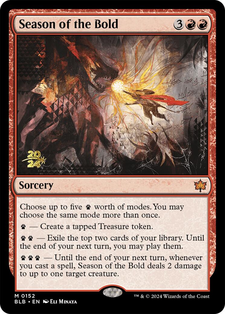 Season of the Bold [Bloomburrow Prerelease Promos] | Pegasus Games WI
