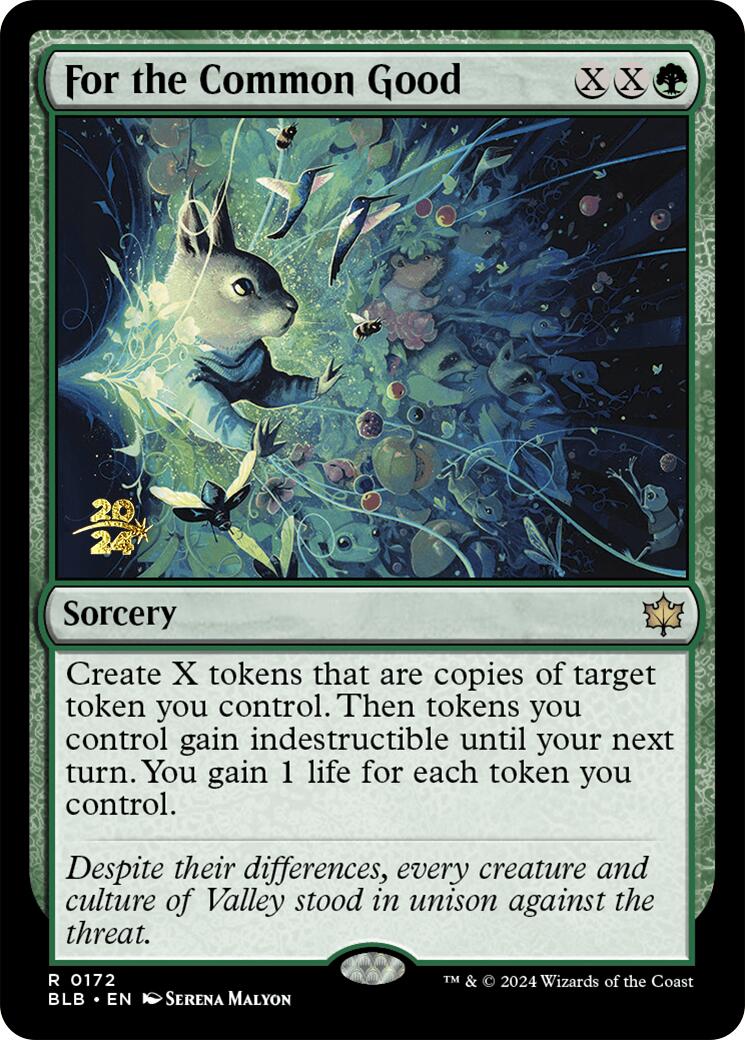 For the Common Good [Bloomburrow Prerelease Promos] | Pegasus Games WI