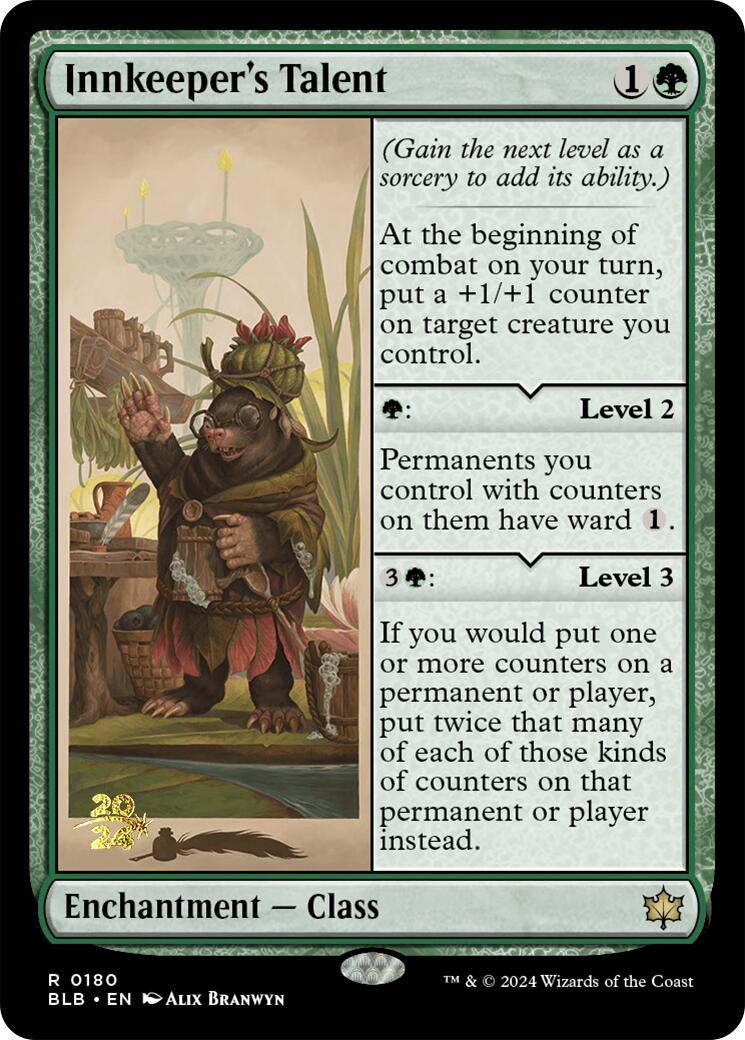 Innkeeper's Talent [Bloomburrow Prerelease Promos] | Pegasus Games WI