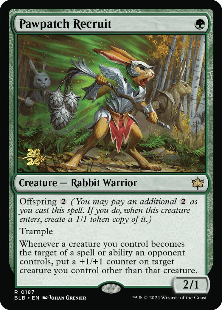 Pawpatch Recruit [Bloomburrow Prerelease Promos] | Pegasus Games WI