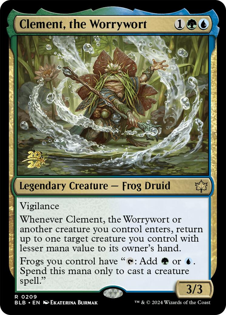 Clement, the Worrywort [Bloomburrow Prerelease Promos] | Pegasus Games WI