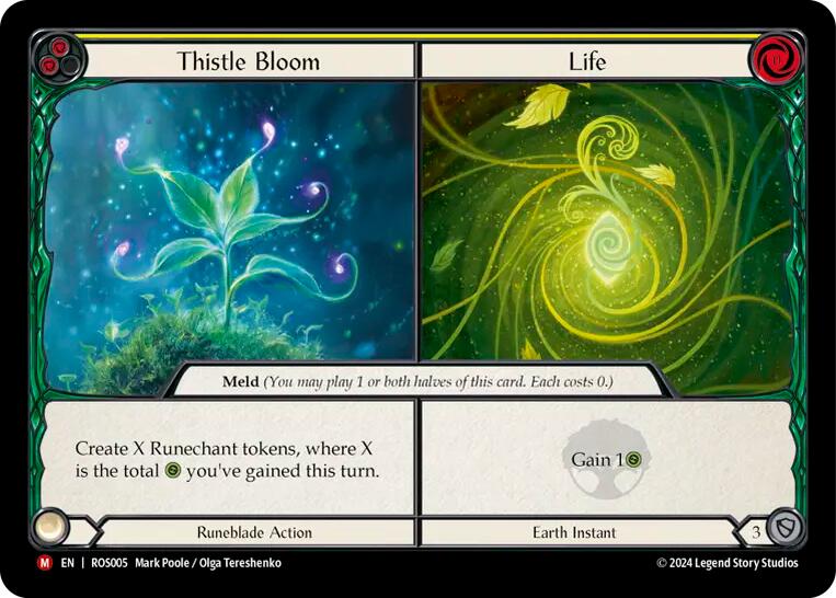 Thistle Bloom // Life [ROS005] (Rosetta)  Rainbow Foil | Pegasus Games WI