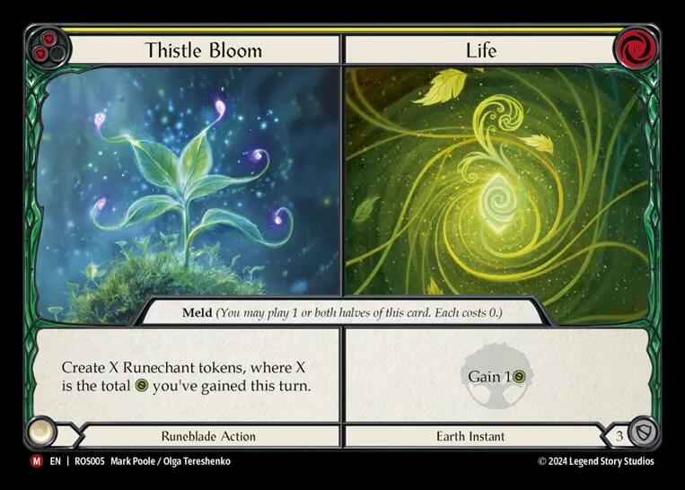 Thistle Bloom // Life [ROS005] (Rosetta)  Rainbow Foil | Pegasus Games WI