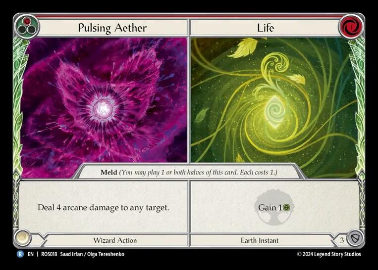 Pulsing Aether // Life [ROS018] (Rosetta)  Rainbow Foil | Pegasus Games WI