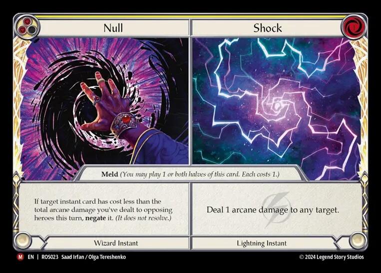 Null // Shock [ROS023] (Rosetta)  Rainbow Foil | Pegasus Games WI