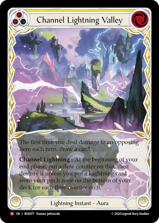 Channel Lightning Valley [ROS077] (Rosetta)  Rainbow Foil | Pegasus Games WI