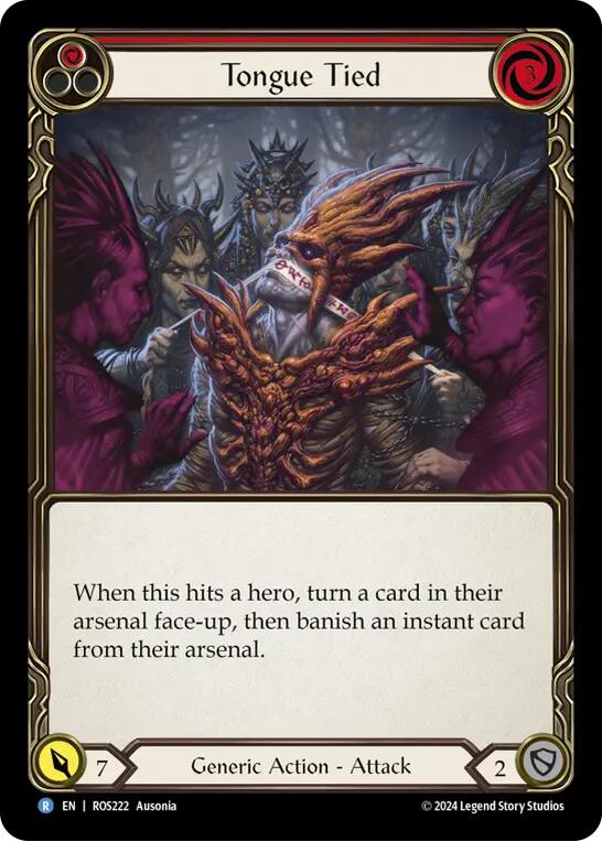 Tongue Tied [ROS222] (Rosetta)  Rainbow Foil | Pegasus Games WI