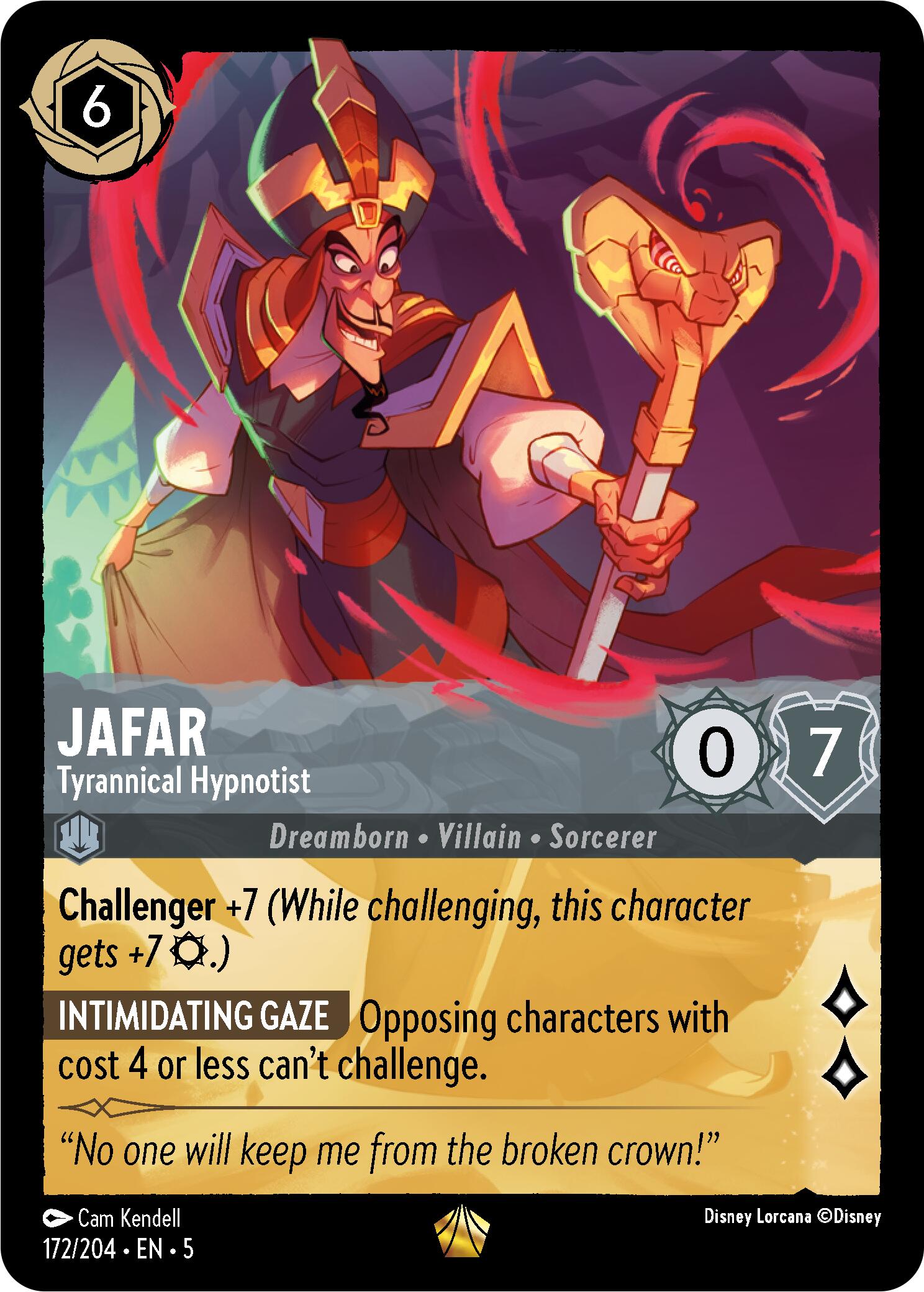 Jafar - Tyrannical Hypnotist (172/204) [Shimmering Skies] | Pegasus Games WI