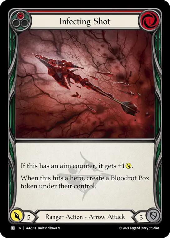 Infecting Shot (Red) [AAZ011] (Armory Deck: Azalea) | Pegasus Games WI