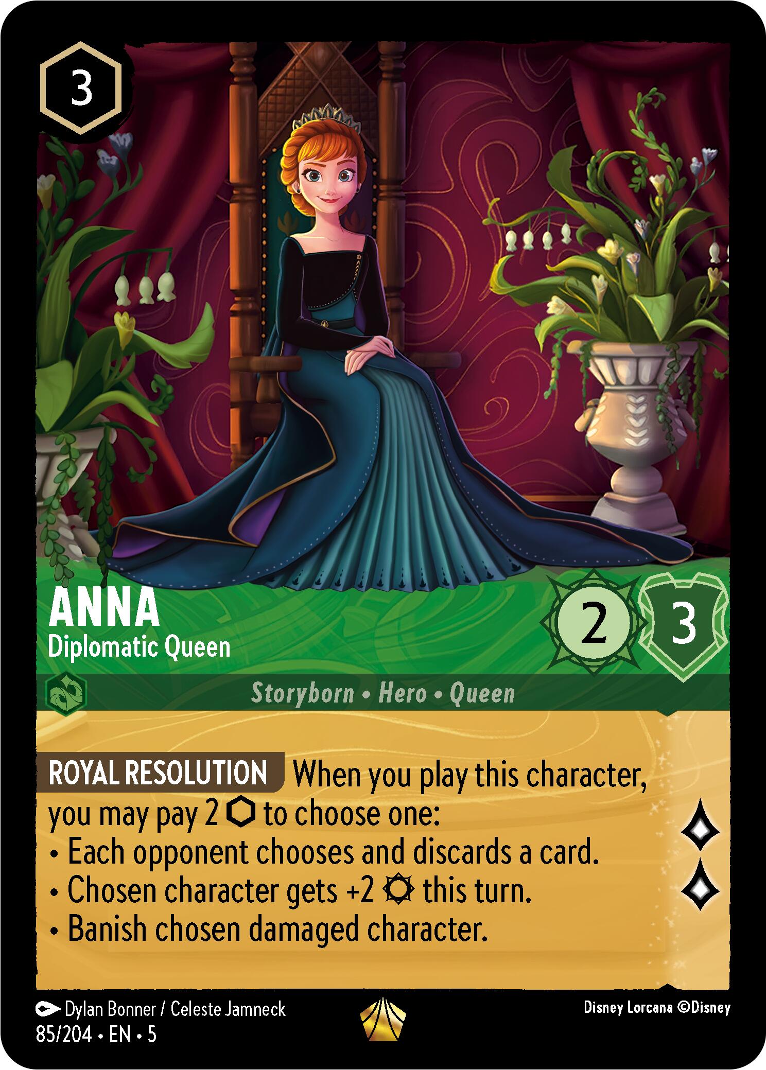 Anna - Diplomatic Queen (85/204) [Shimmering Skies] | Pegasus Games WI