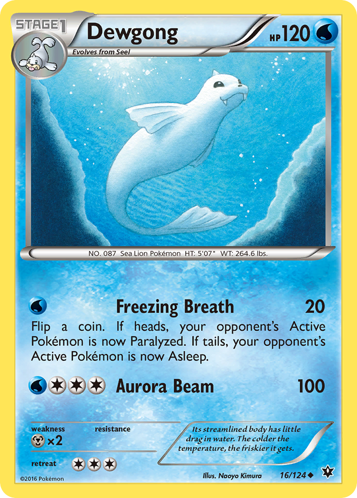 Dewgong (16/124) [XY: Fates Collide] | Pegasus Games WI