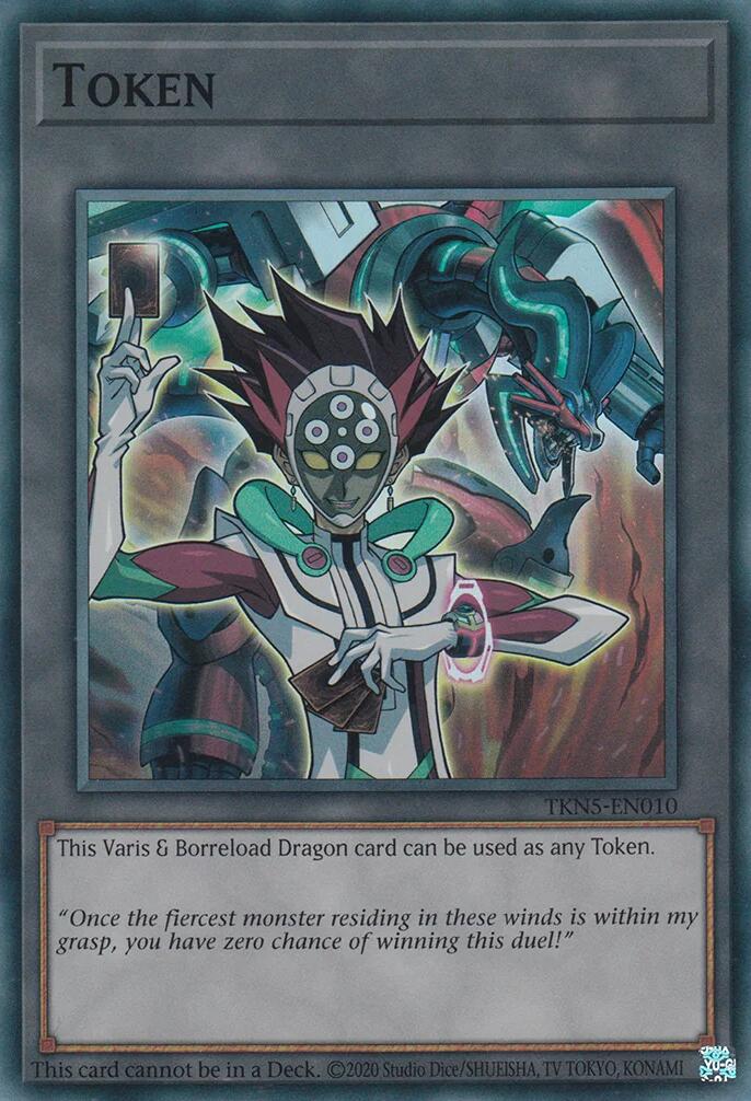 Token: Varis and Borreload Dragon [TKN5-EN010] Super Rare | Pegasus Games WI