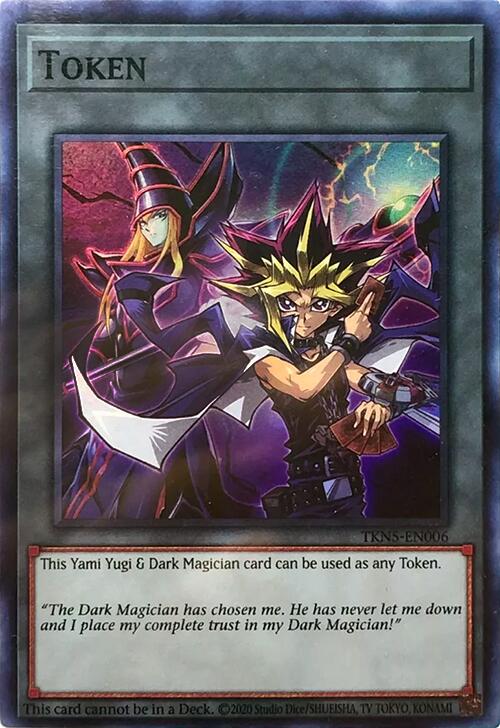 Token: Yami Yugi & Dark Magician [TKN5-EN006] Super Rare | Pegasus Games WI