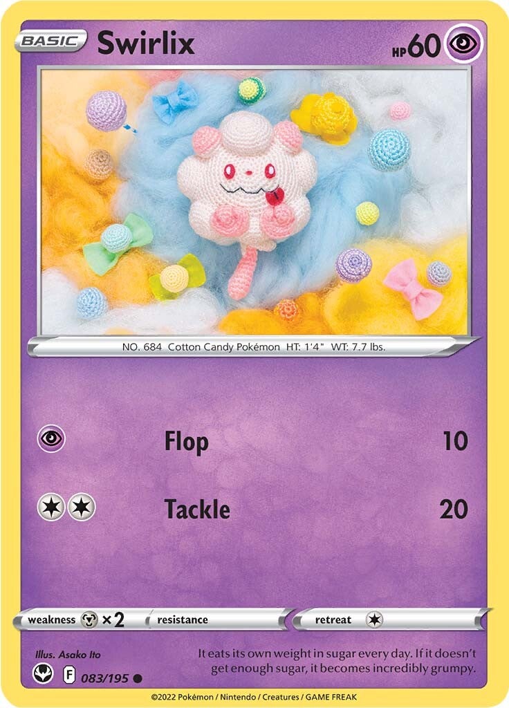 Swirlix (083/195) [Sword & Shield: Silver Tempest] | Pegasus Games WI