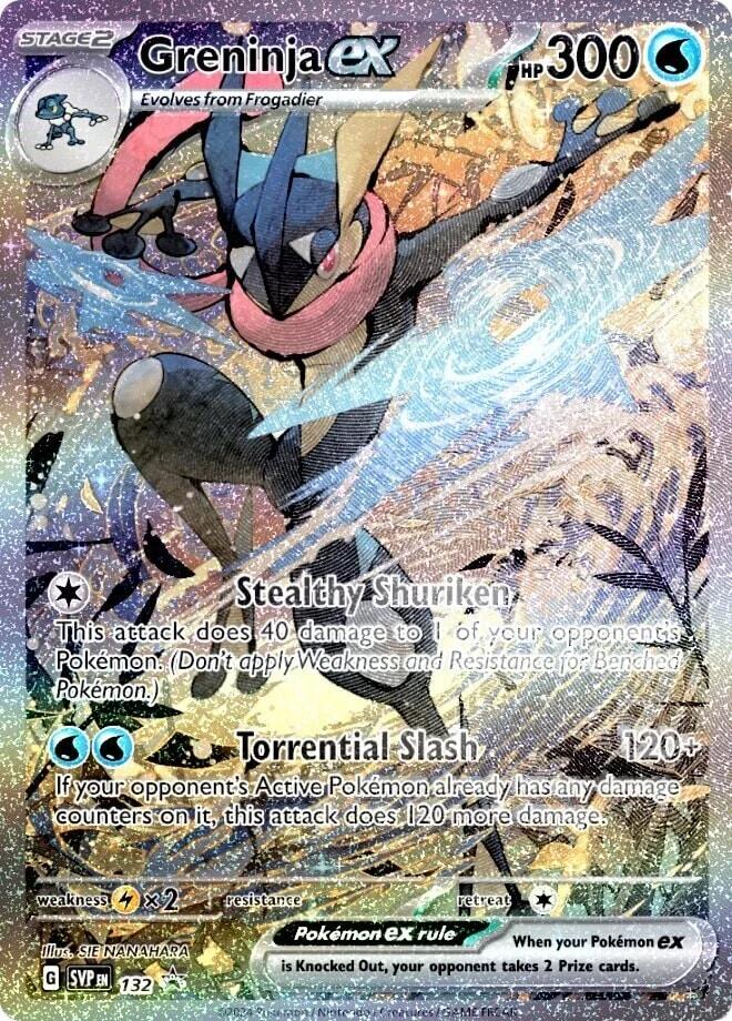 Greninja ex (132) [Scarlet & Violet: Black Star Promos] | Pegasus Games WI