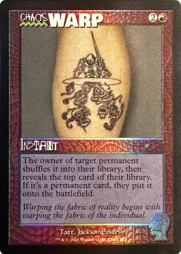 Chaos Warp (Rainbow Foil) [Secret Lair Drop Series] | Pegasus Games WI