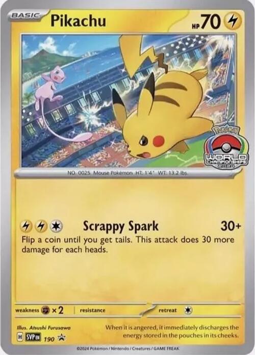 Pikachu (190) [Scarlet & Violet: Black Star Promos] | Pegasus Games WI