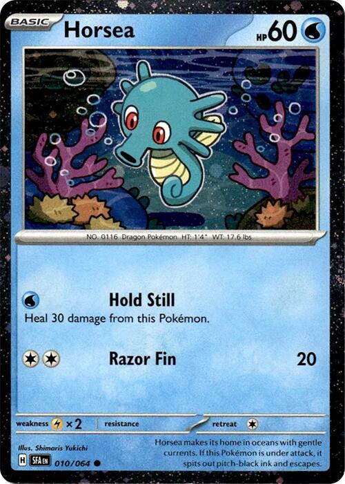 Horsea (010/064) (Cosmos Holo) [Miscellaneous Cards] | Pegasus Games WI