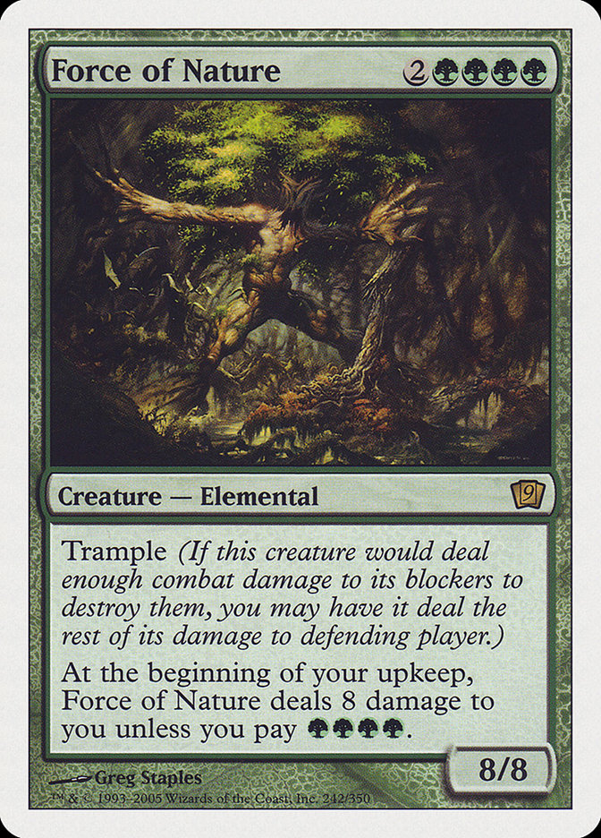 Force of Nature (9th Edition) [Oversize Cards] | Pegasus Games WI