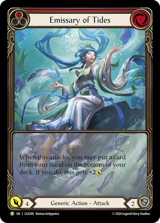 Emissary of Tides [LGS295] (Promo)  Rainbow Foil | Pegasus Games WI