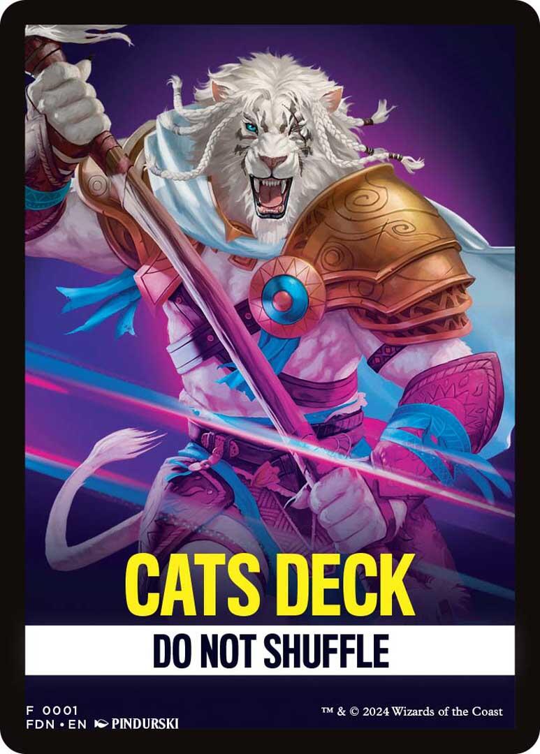 Cats Deck Theme Card [Foundations] | Pegasus Games WI