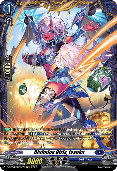 Diabolos Girls, Ivanka (D-BT06/FR09EN) [Blazing Dragon Reborn] | Pegasus Games WI