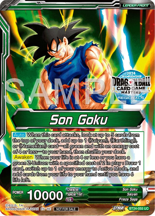 Son Goku // SS Son Goku, Beginning of a Legend (BT24-055) [Promotion Cards] | Pegasus Games WI