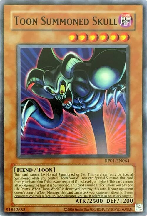 Toon Summoned Skull [RP01-EN064] Common | Pegasus Games WI