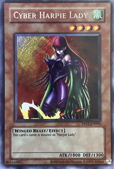 Cyber Harpie Lady [RP01-EN096] Secret Rare | Pegasus Games WI