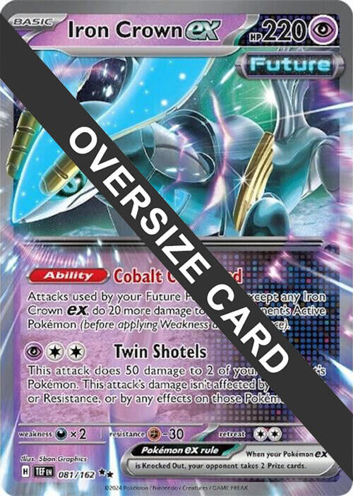 Iron Crown ex (081) (Jumbo Card) [Scarlet & Violet: Black Star Promos] | Pegasus Games WI