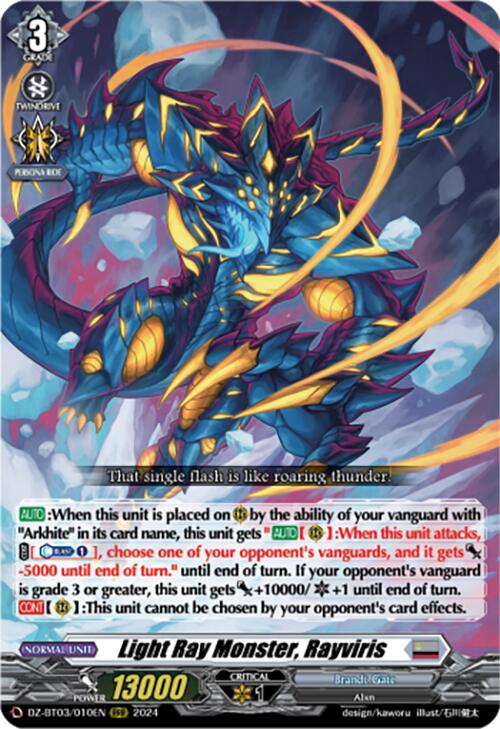 Light Ray Monster, Rayviris (DZ-BT03/010EN) [Dimensional Transcendence] | Pegasus Games WI