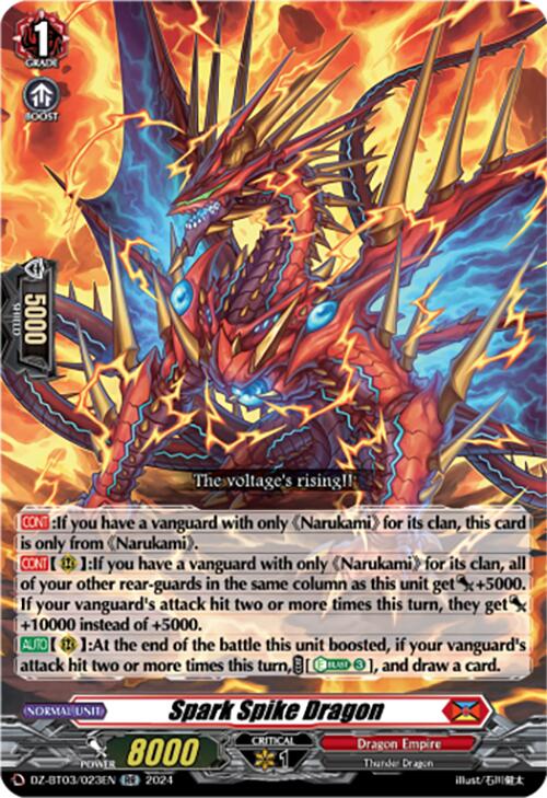 Spark Spike Dragon (DZ-BT03/023EN) [Dimensional Transcendence] | Pegasus Games WI