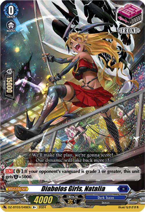 Diabolos Girls, Natalia (R+) (DZ-BT03/049EN) [Dimensional Transcendence] | Pegasus Games WI