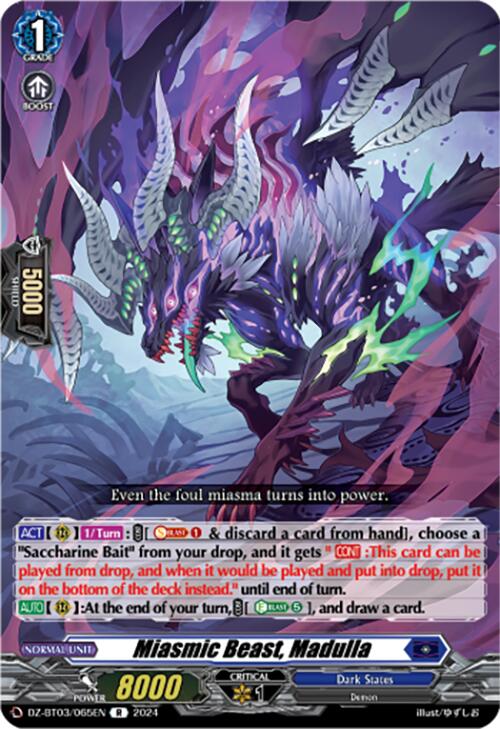 Miasmic Beast, Madulla (DZ-BT03/065EN) [Dimensional Transcendence] | Pegasus Games WI