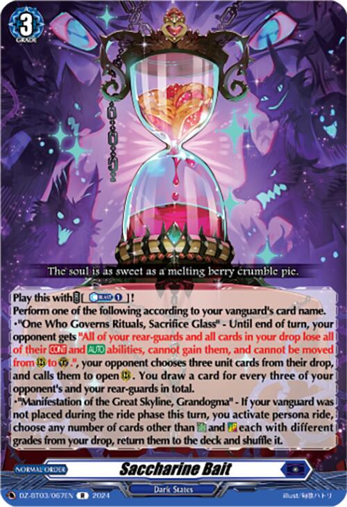 Saccharine Bait (DZ-BT03/067EN) [Dimensional Transcendence] | Pegasus Games WI